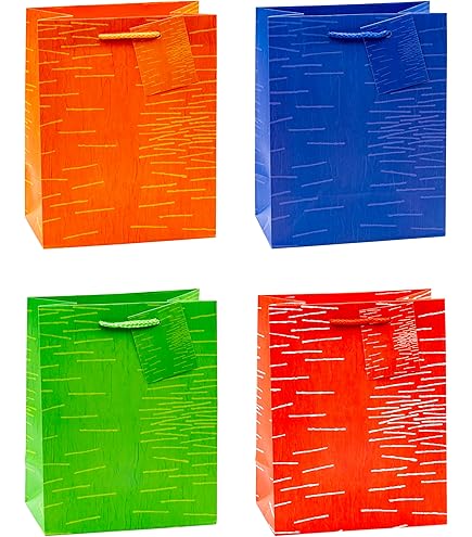 TSI Sac Cadeau Pour Noël, Lot De 12, Taille : Bouteille (36 X 12 X 8 Cm), N° D'art. 83289