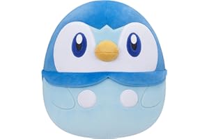 JAZWARES Pokemon Squishmallows Piplup seria 3, pluszak, 25 cm