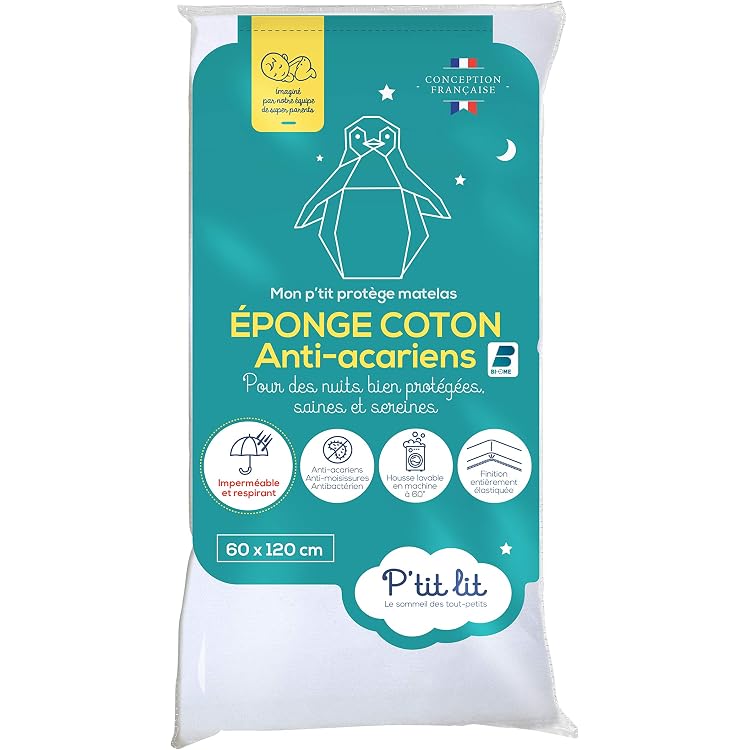 Alèse Bébé Imperméable 60x120cm - Ultra Absorbante Et Lavable 90°C - Protège Matelas
