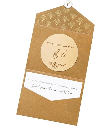 Porte-Clés Annonce Naissance "Notre Famille S'Agrandit" - Cadeau Grossesse En Acier Inoxydable
