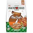 Nylabone Healthy Edibles All-Natural Long Lasting Bacon Flavor Chew Treats 12 count Bacon Small/Regular
