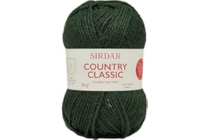Sirdar Country Classic DK Double Knitting, Forest Green (867), 50g