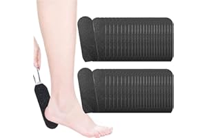 KALOLARY EBANKU 100pcs ricariche per file di pedicure, Lima strumenti piedi, carta abrasiva per raspa, Carta Vetrata Ricarica Ricambio