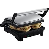 Russell Hobbs 3-in-1 Panini Press, Grill and Griddle 17888, Stainless Steel