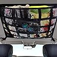 Car Ceiling Cargo Net Pocket,2024 New Upgraded Strong Bearing Capacity Roof Cargo Net, 34"x22.4" Strengthen Load-Bearing Storage Net for Road Trips Car Camping Essentials Truck SUV Travel Long Road