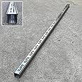 Drain Covers Outdoor Narrow 304 Stainless Steel Channel Drain, Linear Rain Gutter Strainers for Yard Garden Farm Deck, Trench Drainage with Removable Grate(W3.5cmxH3cm(1 3/8"x1 1/8"))