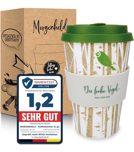 KIVY Große Teetasse mit Deckel und Sieb - 650ml - XXL Tasse Groß