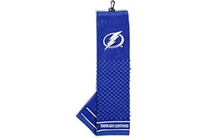 Team Golf NHL Embroidered Golf Towel, Checkered Scrubber Design, Embroidered Logo