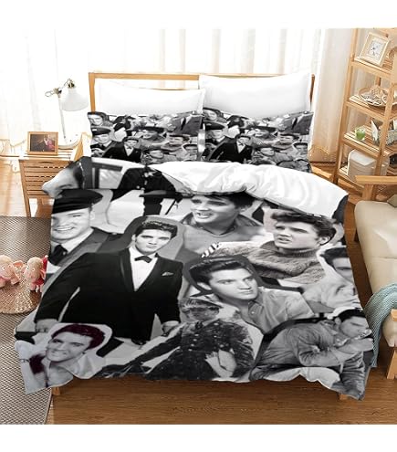 Couverture Chaude Hiver Elvis Presley Sherpa - Douce Et Confortable Pour Enfants Et Adultes 150x200 Cm