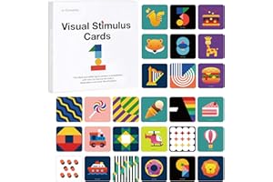 Richgv Tarjetas Flashcards Bebe,Tarjetas Flash Juguetes Bebes 6-12 Meses Dibujos de Colores Tarjeta Flash Educativa para Bebés Recién Naci,5.5 x 5.5 Pulgadas,40 Imágenes