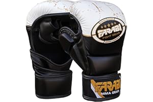Farabi Sports 7-oz MMA Gloves Bag Gloves Semi Pro Cage Fight Mitts
