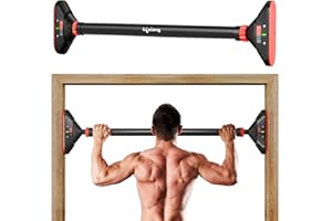 Lifelong Adjustable Pull-Up Bar for Home Gym | No Screws Hanging Bar, Adjustable Length (74-97cm), Doorway Chin-Up Bar, Gym Equipment for Men Workout, Strength Training, Weight Capacity (200kg)