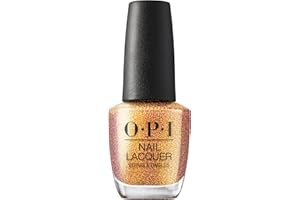 OPI Nail Lacquer - Butter Me Up Toffee - Vernis à ongles doré longue tenue, résistant aux éclats - Formule vegan avec pinceau OPI Pro-Wide (15 ml)