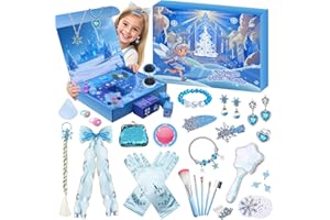 Irich Calendario di Avvento 2025 Regalo di Natale per ragazze, calendario di conteggio alla rovescia di Natale, calendario di Avvento di Natale con sorprese di 24 giorni