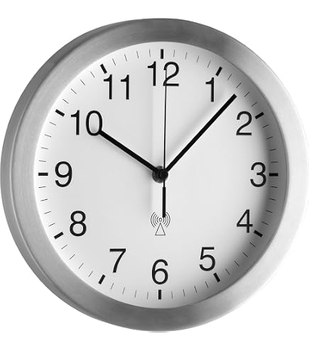 Orologio da parete Argento (25x3,6x25 cm) – Grandado