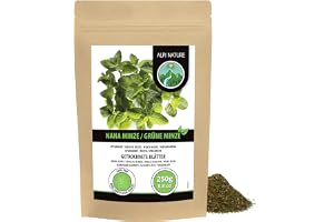 Alpi Nature Herbata Nana 250g 8,8 uncji, suszona i pokrojona mięta Nana, marokańska herbata miętowa liściasta