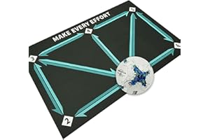 Senston Football Training Mat for Indoor Training Silent Non-slip Mats