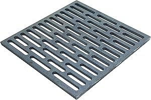 Fonderia Bongiovanni | Griglia in Ghisa | Griglia per Camino | Stufa Pellet | Barbecue Fondello per Cenere |cm 30x30