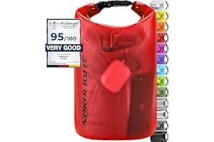 Nordlight Sac Étanches Et Sac À Dos - 2L, 5L, 10L, 15L, 20L, 30L Dry Bag avec Fermeture Roll-Top Et Bandoulière, avec Housse De Téléphone Étanche Et Sac Banane