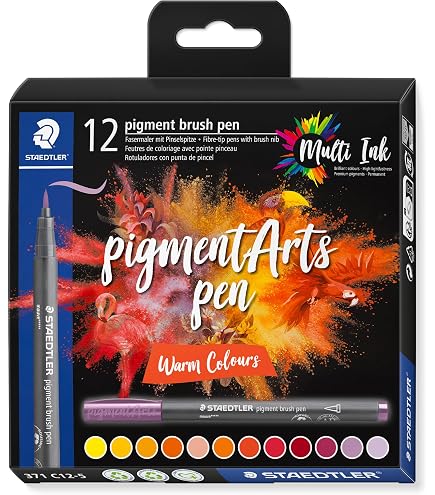 Staedtler Pigment Arts Brush Pens 36-Piece Set : Amazon.co.za