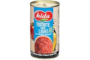 Hida Tomate Frito Light - Paquete de 6 x 340 gr - Total: 2040 gr