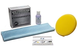 GLASS POLISH Kit de pulido de acero inoxidable y metal