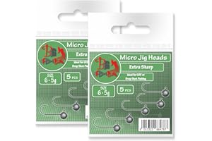 BIG FISH Micro Jig Heads size 6 1-5g LRF Ultra Light Soft Lure Drop Shot Fishing Set