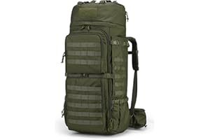 Mardingtop 75L Zaino Tattico Militare Zaino Trekking Zaino da Montagna con Copertura Antipioggia, Sistema Escursionistico MOLLE Zaino di Grande Capacità Zaino da Esterno