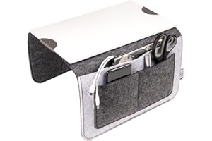 MONSTERZEUG Sofa Butler, Armlehnen Organizer, Couch Tablett, Hängetasche, Sofatablett Armlehne, Organizer Tasche, Aufbewahrungstasche, Sofa Tablett, Ablage Sofalehne, Fernbedienungshalter, Zeitschriftenhalter