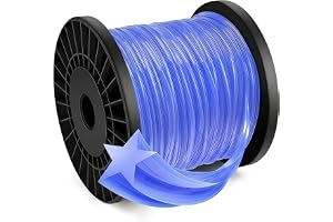 Forever Speed grästrimmertråd, trimmertråd för ogräsklippning, grästrimmertråd, nylontråd, 5-kantigt, diameter 2,4 mm x 100 m