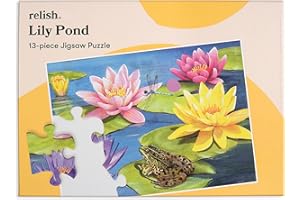 Relish ‘Lily Pond’ Puzzle 13 Pièces : Activités Adaptées aux Seniors Atteints de Démence ou d’Alzheimer