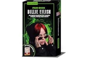 Fan-Box Billie Eilish: 30 Motiv-Karten mit Fotos, Lyrics, Facts und mehr I mit Karten-Aufsteller I 100% inoffiziell