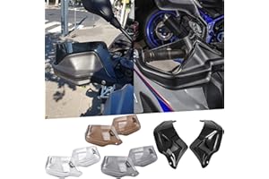 TAZGANTAX Moto Manubrio Paramani Paramani Protezione antivento Adatto per B.M.W G310GS G310R F800GS R1200GS R1250GS ADV G 310 GS G 310 R F 800 GS R 1200 GS R 1250 GS Adventure (Beige)