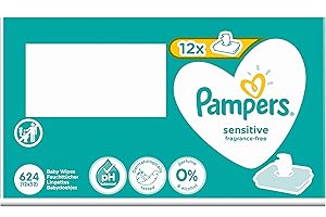 Pampers 81687211 - Sensitive toallitas húmedas para bebé, unisex