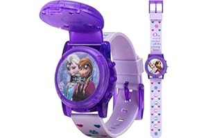accutime Kids Disney Frozen Digital LCD Quartz Wrist Watch with Strap, Cool Inexpensive Gift & Party Favor for Toddlers, Boys, Girls, Adults All Ages