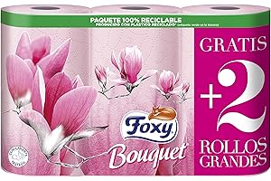 FOXY Bouquet - Carta igienica 3 veli, Confezione da 6 rotoli