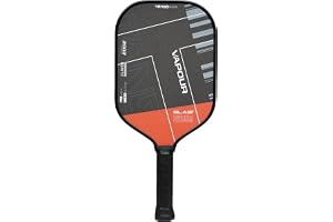 TANSO Black Vapour Gen IV Professional Pickleball Paddle | 3 Layer Infused Foam Core | Micro-Textured Pro Spin Surface | Power Performance Paddle