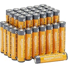 Amazon Basics AAA 1.5 Volt Performance Alkaline Batteries, 36-Pack(Appearance may vary)