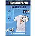 PPD Inkjet Premium T Shirts Transfer Paper A3 for Light and White Fabrics x 25 Sheets PPD-7-25