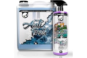 ‎NUKE GUYS Nuke Guys Auto Scheibenenteiser Set | 1x Eisfrei Scheiben Enteiser Spray 1l für Autoscheiben + AntiFrost Wischwasser 5l Gebrauchsfertig bis -18° | Enteiserspray für klare Sicht + Scheibenfrostschutz