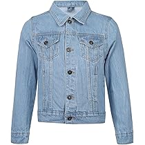 A2Z 4 Kids Boys Denim Jacket Classic Stylish Fashion Coat