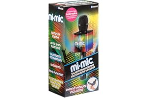 Mi-Mic TY6086 Kids Karaoke Microphone with Phone Holder and Voice Changer, Multi