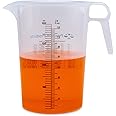 Turnah One Gallon 128oz Measure Pitcher - Convenient Conversion Chart - Strong Food Grade - Great for Lawn, Chemicals Pool, Ag, Lye, Home Hobbies, Motor Oil, Fluids - Precision Products, Made in USA