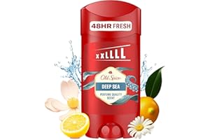 Old Spice Deep Sea Men's Deodorant Stick 85ml, 24/7 Fressshhh With Daily Use, Long Lasting Perfume Quality Scent, Odour Protection, 0 percent Aluminium Salts, Invisible On Black & White