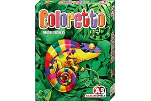 ABACUSSPIELE- Disney Coloretto, Jeu de Cartes, ABA08132, Teal/Turquoise Vert