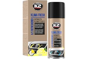 K2 Środek do czyszczenia klimatyzacji A/C Klima Fresh, czyści i odświeża, serwis klimatyzacyjny, pozostawia świeży zapach, nadaje się do każdego samochodu 150 ml
