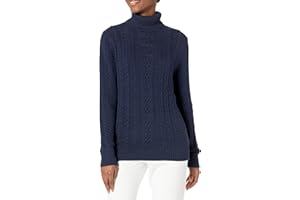 Amazon Essentials Jersey de Cuello Vuelto y Punto Cable de Tipo Pescador (Disponible en Tallas Grandes) Mujer