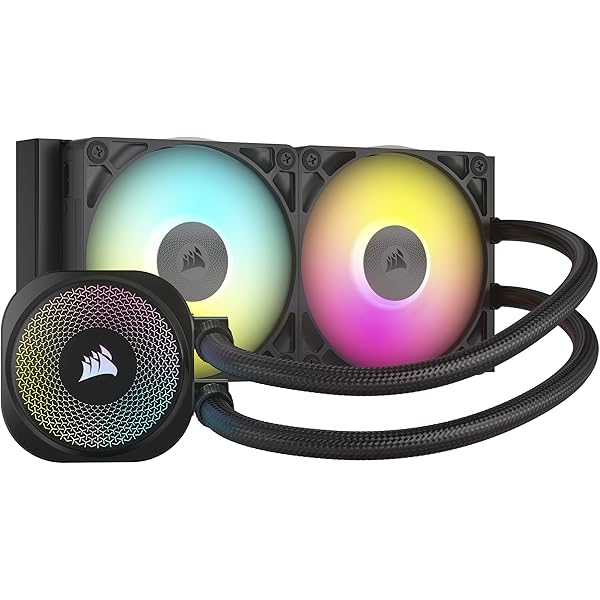 CORSAIR iCUE LINK H100i LCD Liquid CPU Cooler - 240mm AIO - QX120