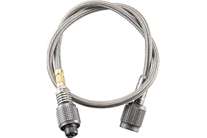 ‎CAMPING MOON CAMPINGMOON Campingkocher Gasschlauch 55cm für EN417 Lindal-Ventil zum Anschrauben Kanister und Gerät Z16