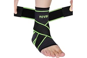 TOVIKI Cavigliera Sportiva per Distorsione - Supporto Ortopedico Caviglia con Fascia Elastica - Protezione Legamenti - Tendiniti - Esguince e Dolore - Supporto Caviglia Sportiva Uomo/Donna (M)